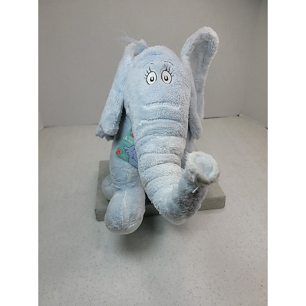 Kohls Cares Dr. Seuss Elephant Plush Kids Stuffed Animal Poseable Trunk 10"